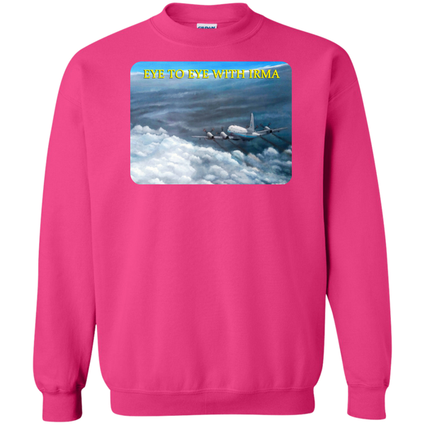 Eye To Eye With Irma Crewneck Pullover Sweatshirt