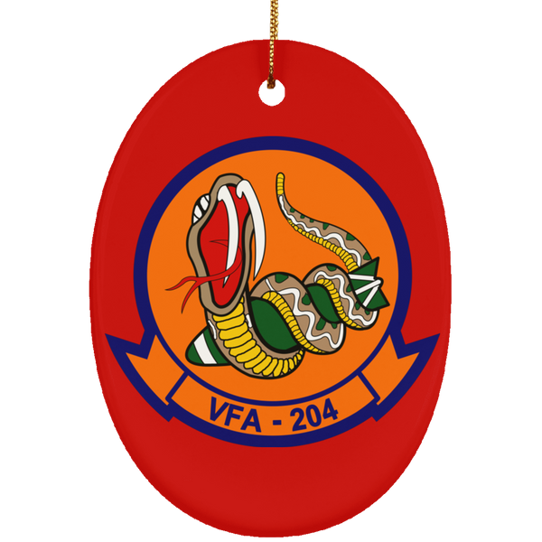 VFA 204 1 Ornament Ceramic - Oval