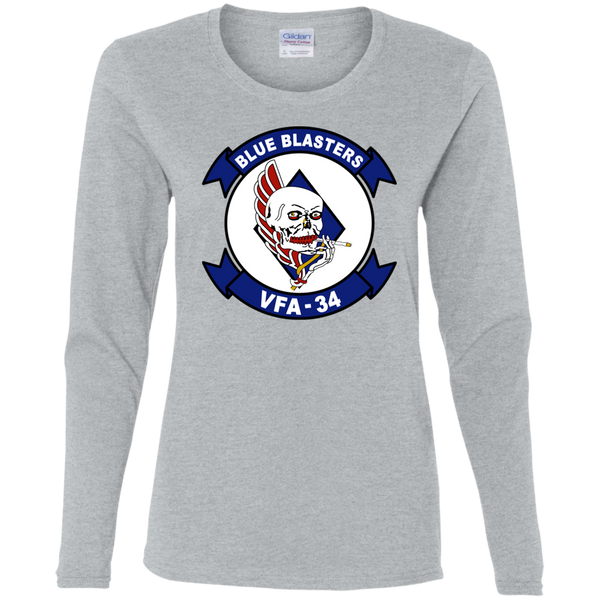 VFA 34 1 Ladies' Cotton LS T-Shirt