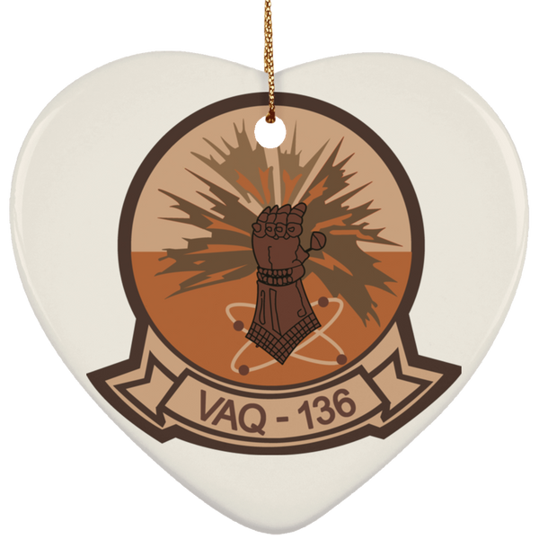 VAQ 136 2 Ornament Ceramic - Heart