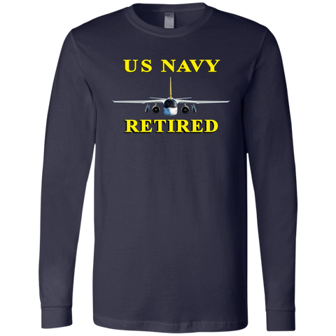 Navy Retired 2 LS Jersey T-Shirt