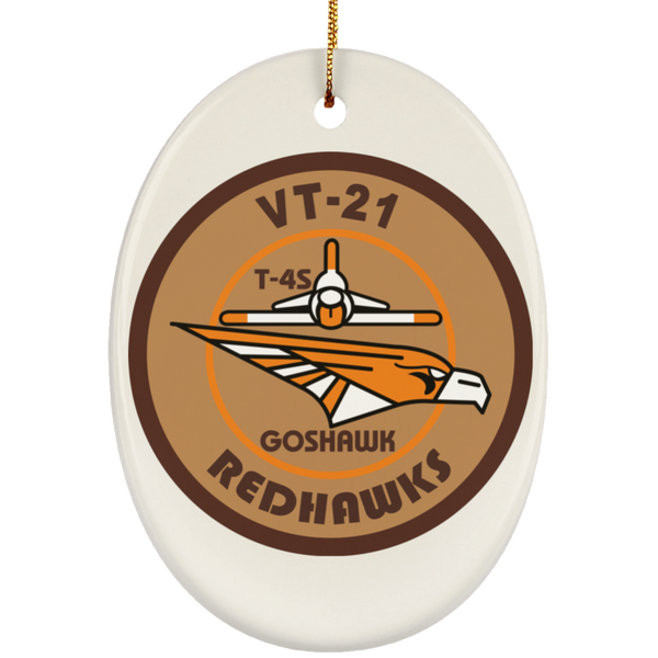 VT 21 9 Ornament Ceramic - Oval