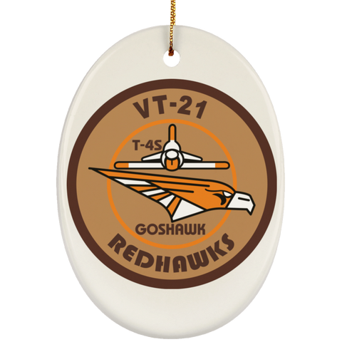 VT 21 9 Ornament Ceramic - Oval