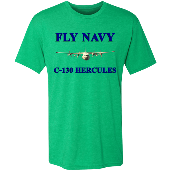 Fly Navy C-130 1 Triblend T-Shirt