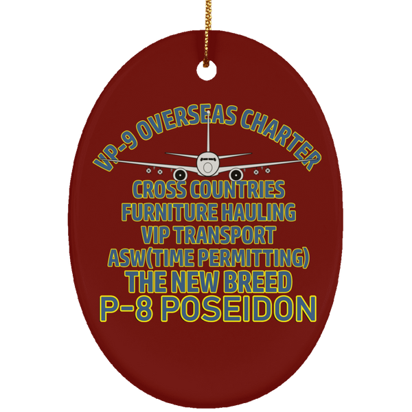 VP 09 5 Ornament - Ceramic Oval