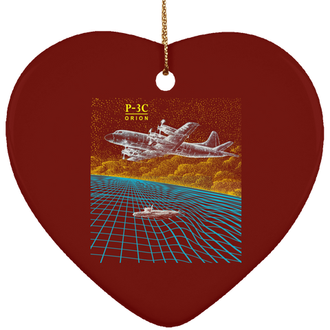 P-3C 1 Ornament - Heart