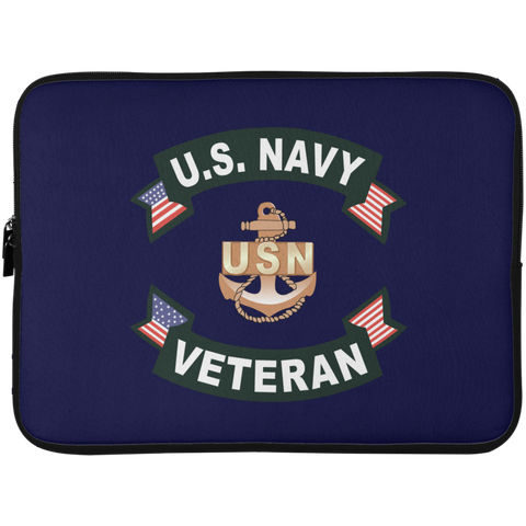 Navy Veteran Laptop Sleeve - 15 Inch
