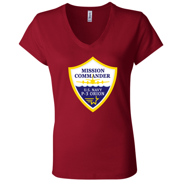 P-3 Orion 3 MC Ladies Jersey V-Neck T-Shirt