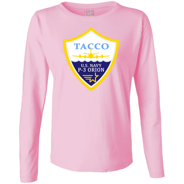 P-3 Orion 3 TACCO Ladies' LS Cotton T-Shirt