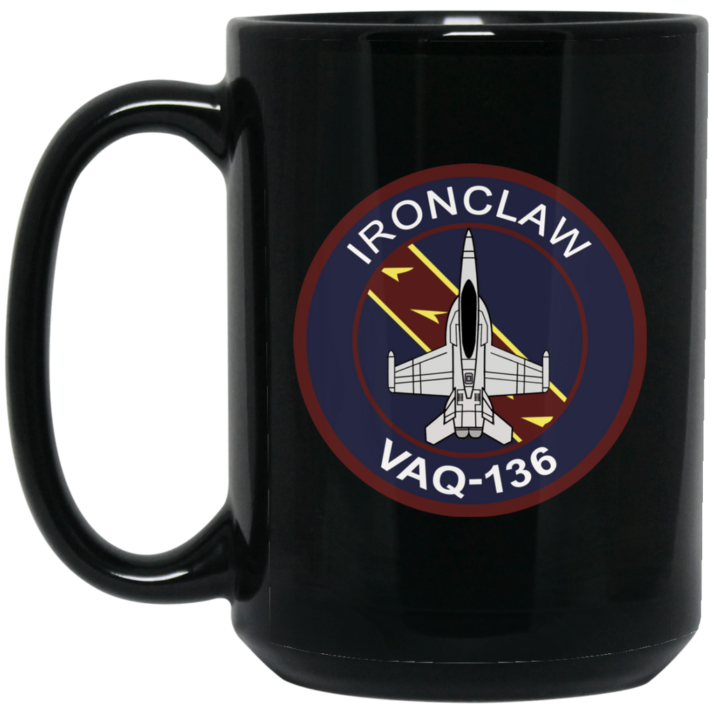 VAQ 136 5 Black Mug - 15oz