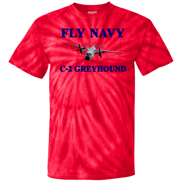 Fly Navy C-2 1 Cotton Tie Dye T-Shirt