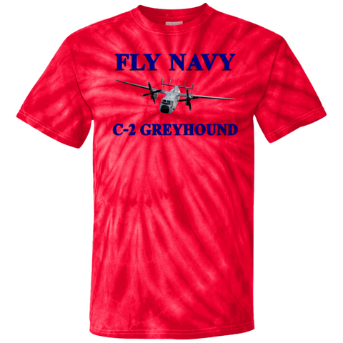 Fly Navy C-2 1 Cotton Tie Dye T-Shirt