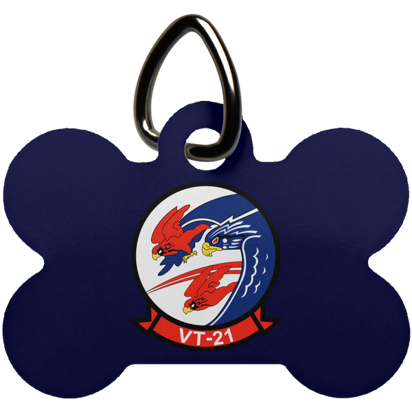 VT 21 3 Pet Tag - Dog Bone