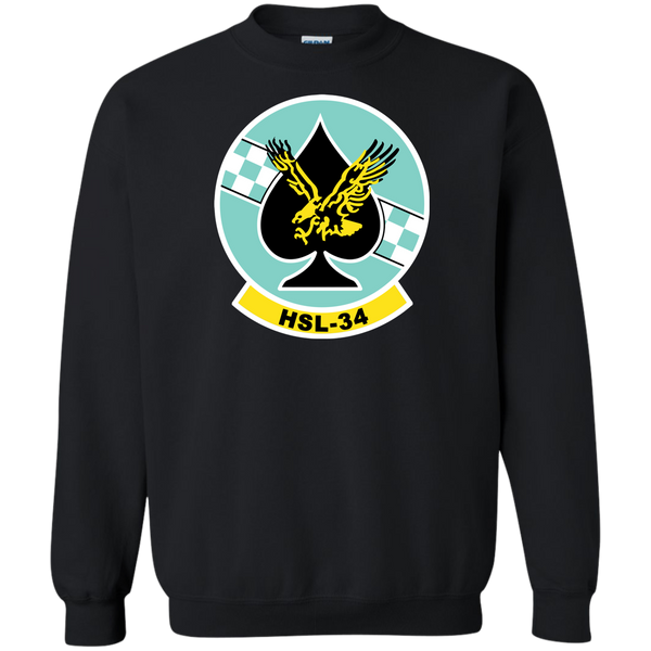 HSL 34 3 Crewneck Pullover Sweatshirt