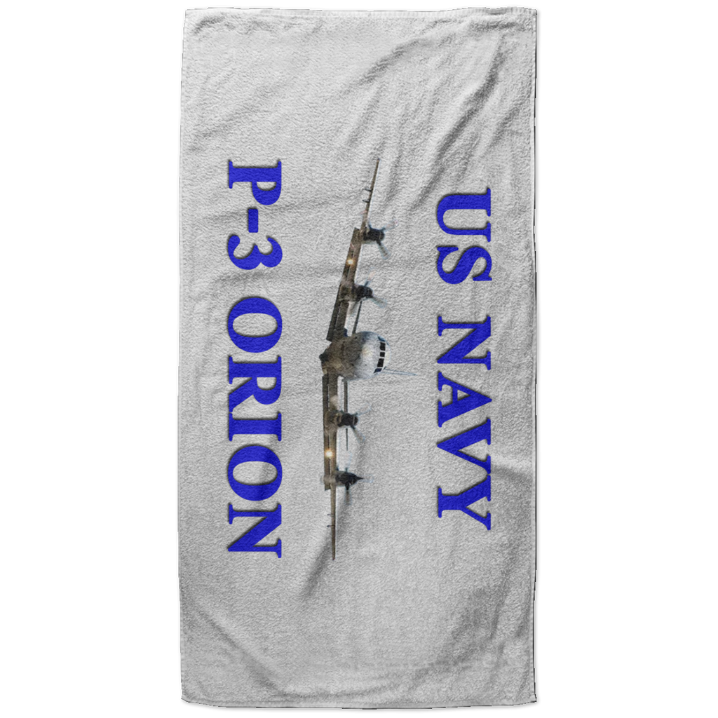 US Navy P-3 1 Beach Towel - 37x74