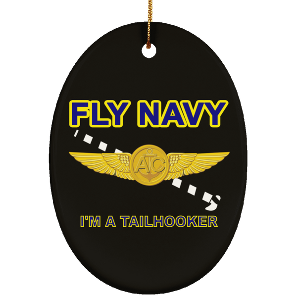 Fly Navy Tailhooker 2 Ornament - Oval