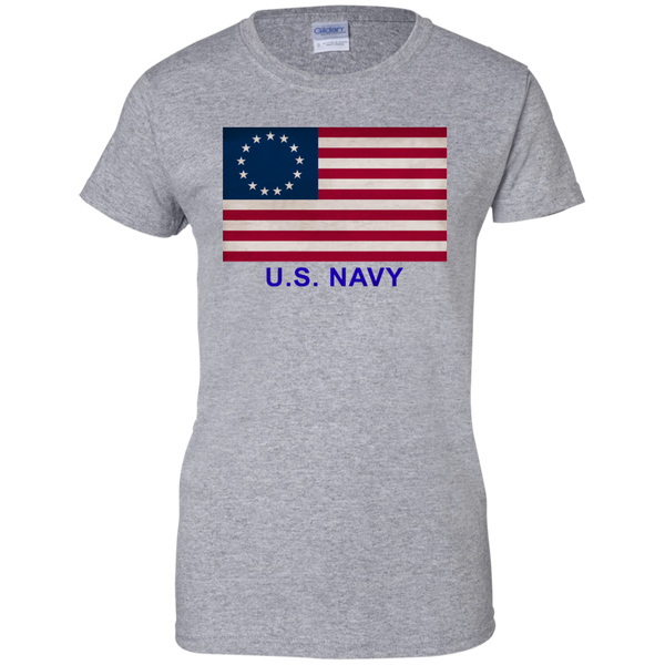 Betsy Ross USN 1 Ladies' Cotton T-Shirt