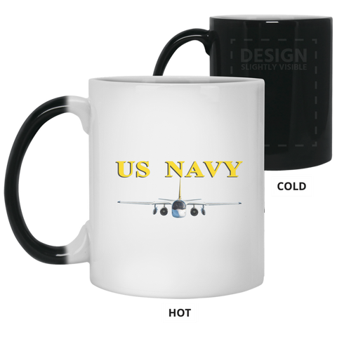 US Navy S-3 4 Color Changing Mug - 11oz