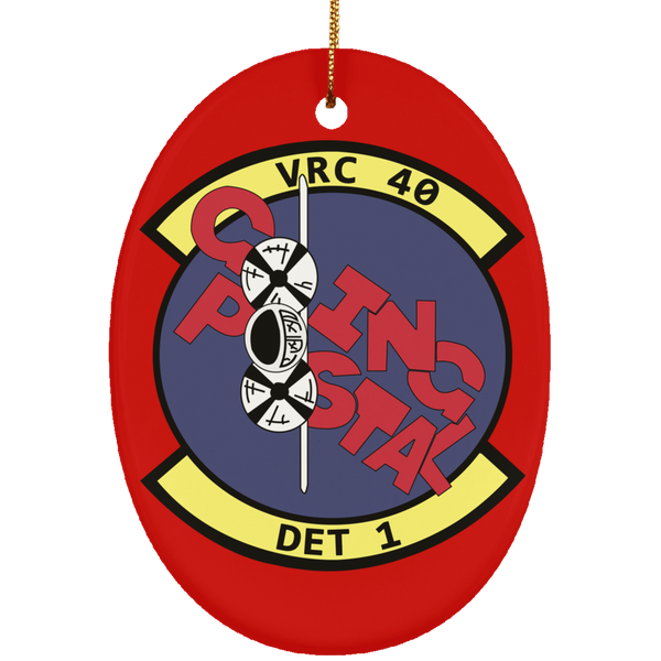 VRC 40 Det 1 1 Ornament Ceramic - Oval