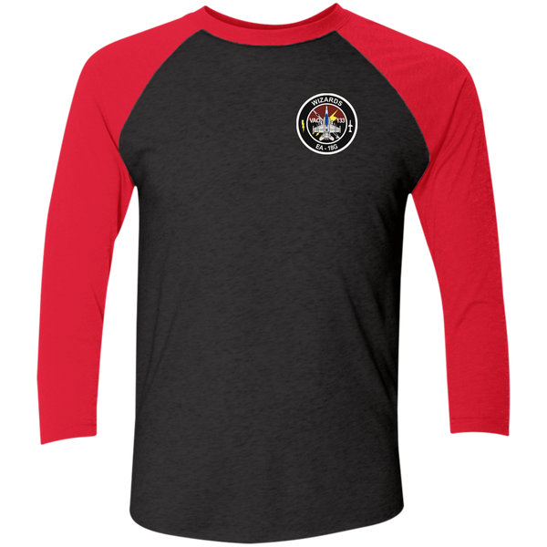 VAQ 133 6c Baseball Raglan T-Shirt