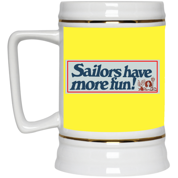 Sailors 1 Beer Stein - 22oz