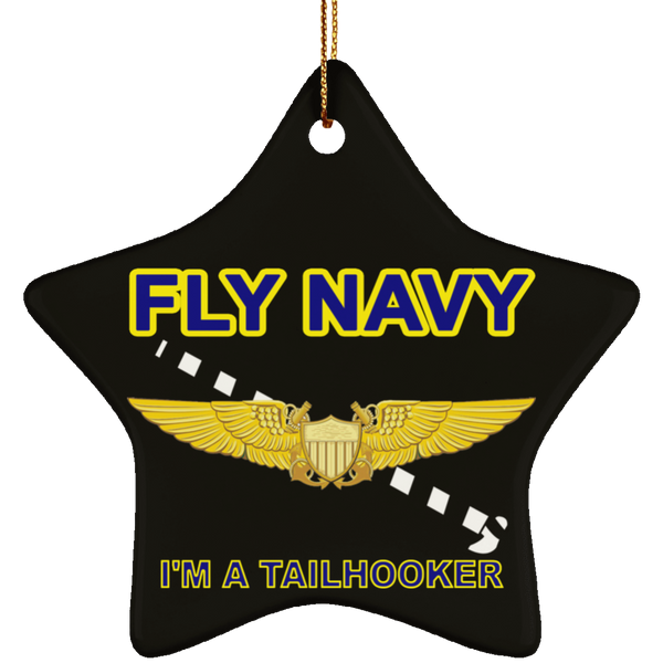 Fly Navy Tailhooker 3 Ornament - Star