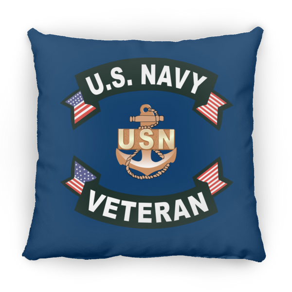 Navy Vet 1 Pillow - Square - 16x16