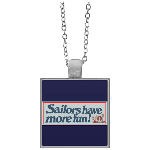 Sailors 1 Necklace - Square