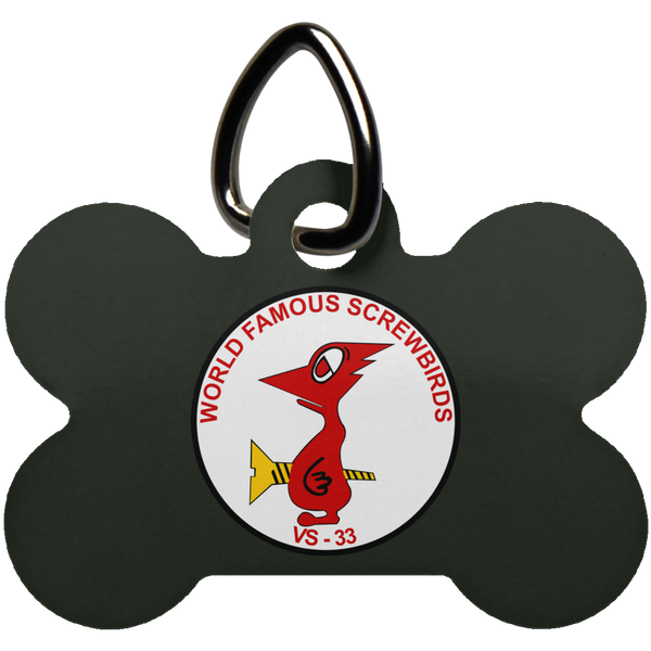 VS 33 3 Pet Tag - Dog Bone