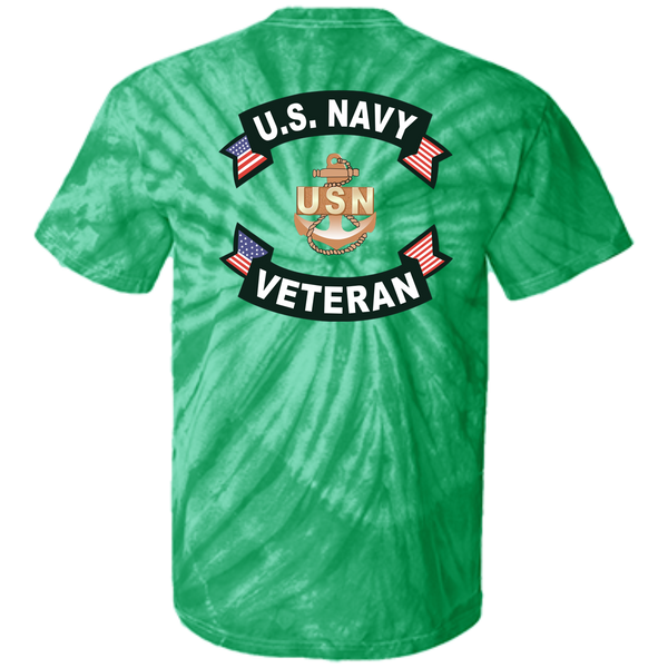 Navy Veteran 1b Cotton Tie Dye T-Shirt