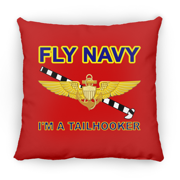 Fly Navy Tailhooker 1 Pillow - Square - 14x14