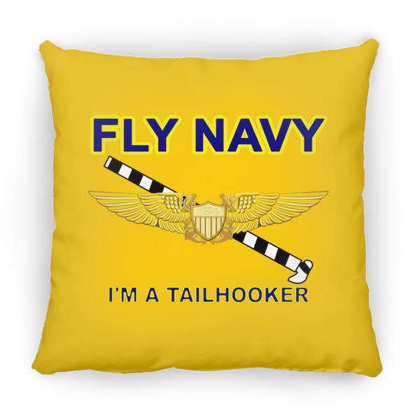 Fly Navy Tailhooker 3 Pillow - Square - 18x18