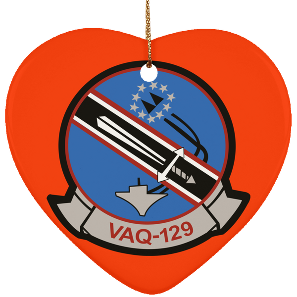 VAQ 129 3 Ornament - Heart