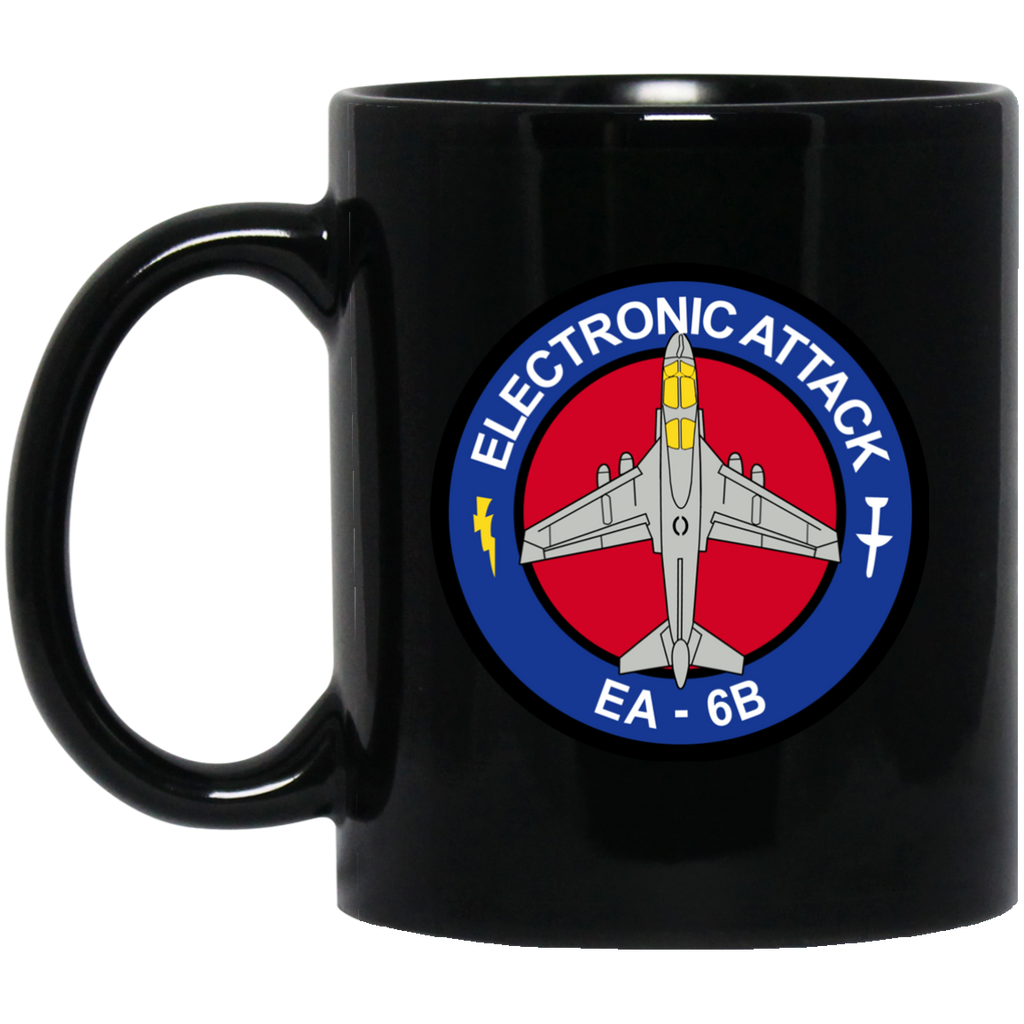 EA-6B 2 Black Mug - 11oz