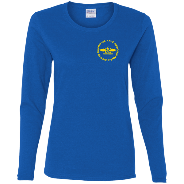 AW 06 3c Ladies' Cotton LS T-Shirt