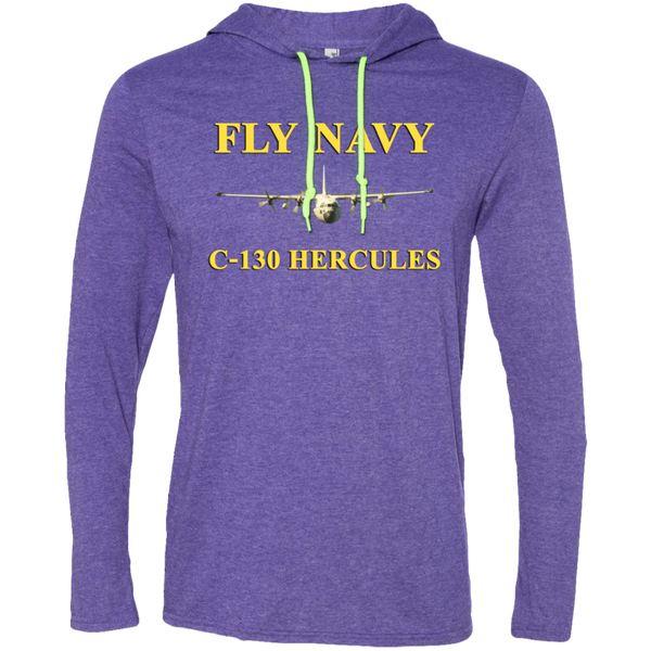 Fly Navy C-130 3 LS T-Shirt Hoodie