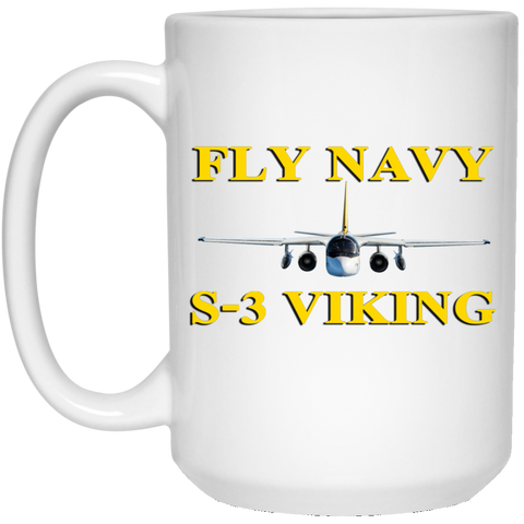 Fly Navy S-3 3 Mug - 15oz