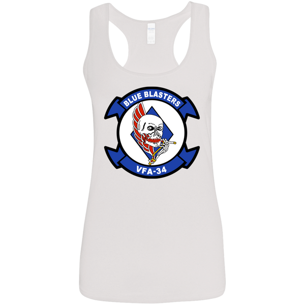 VFA 34 2 Ladies' Softstyle Racerback Tank