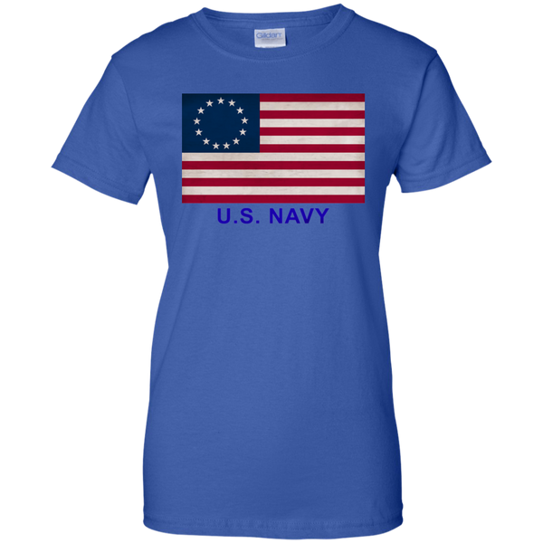 Betsy Ross USN 1 Ladies' Cotton T-Shirt