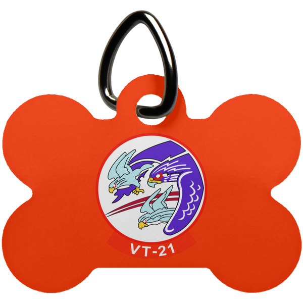 VT 21 1 Pet Tag - Dog Bone