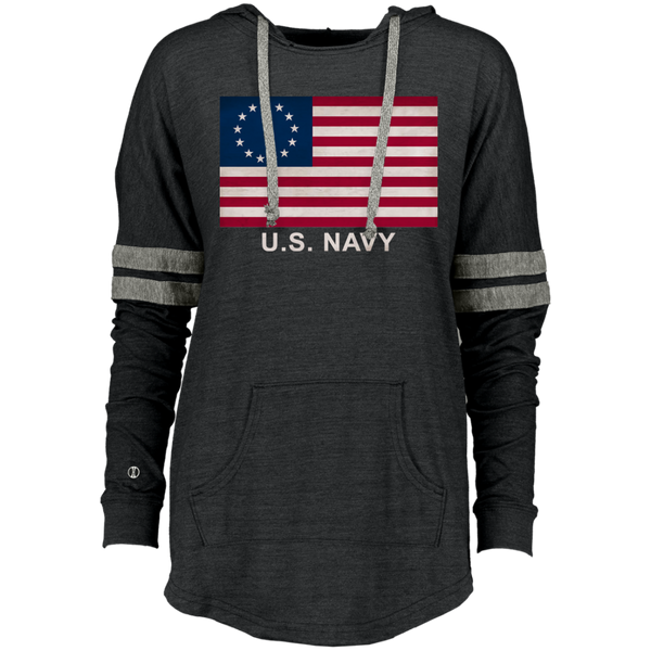 Betsy Ross USN 2 Ladies' Hooded Low Key Pullover