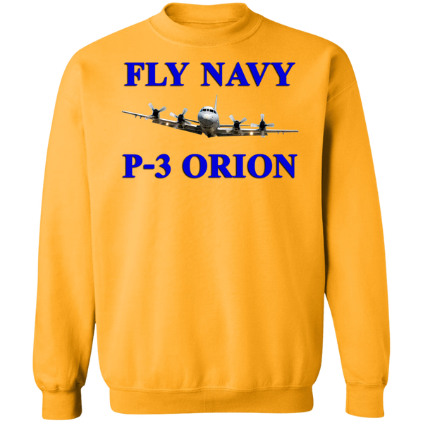 Fly Navy P-3 1 Crewneck Pullover Sweatshirt