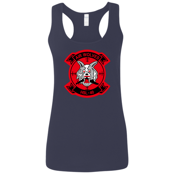 HSL 40 1 Ladies' Softstyle Racerback Tank