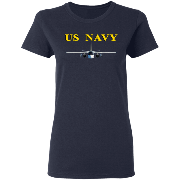 US Navy S-3 4 Ladies' Cotton T-Shirt