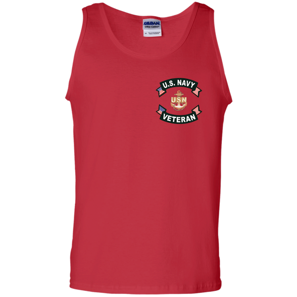 Navy Veteran 1a Cotton Tank Top