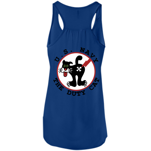 Duty Cat 2b Flowy Racerback Tank