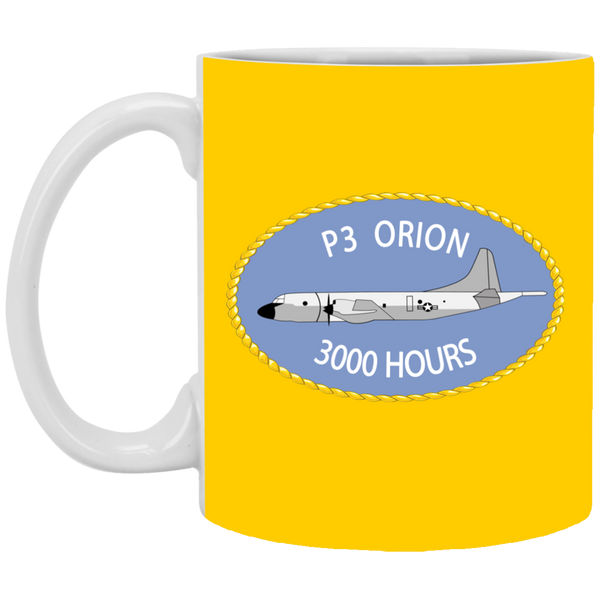 P-3 Orion 9 3000 White Mug - 11oz