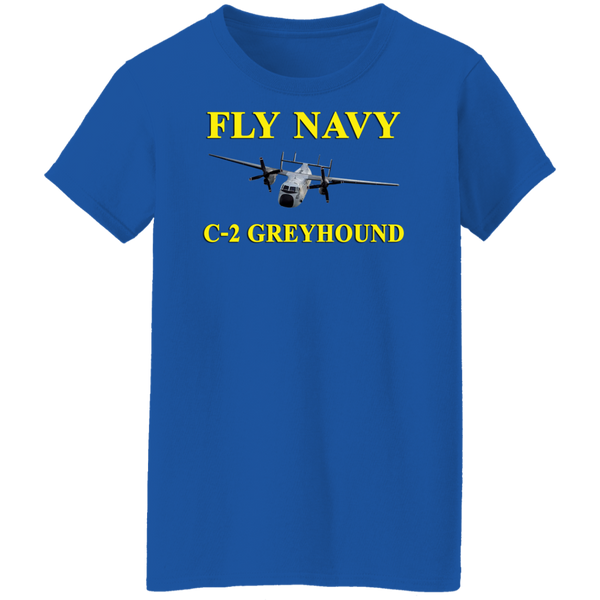 Fly Navy C-2 3 Ladies' Cotton T-Shirt