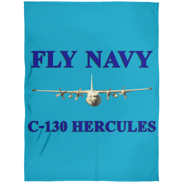 Fly Navy C-130 1 Blanket - Arctic Fleece Blanket 60x80