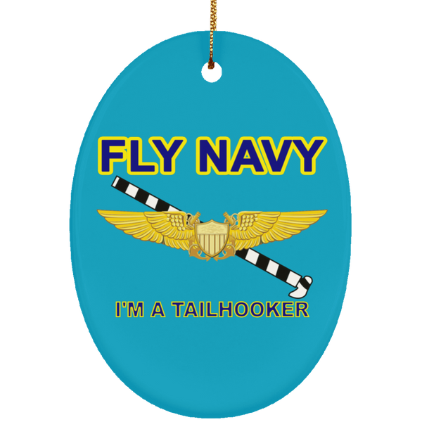 Fly Navy Tailhooker 3 Ornament - Oval